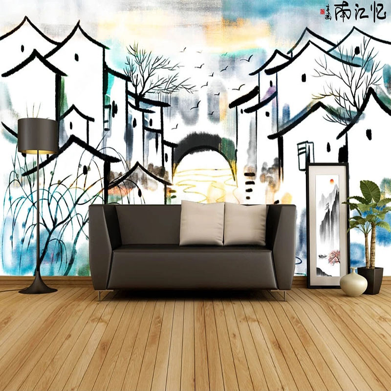 Home Textiles City - Carta da parati murale personalizzata Stile