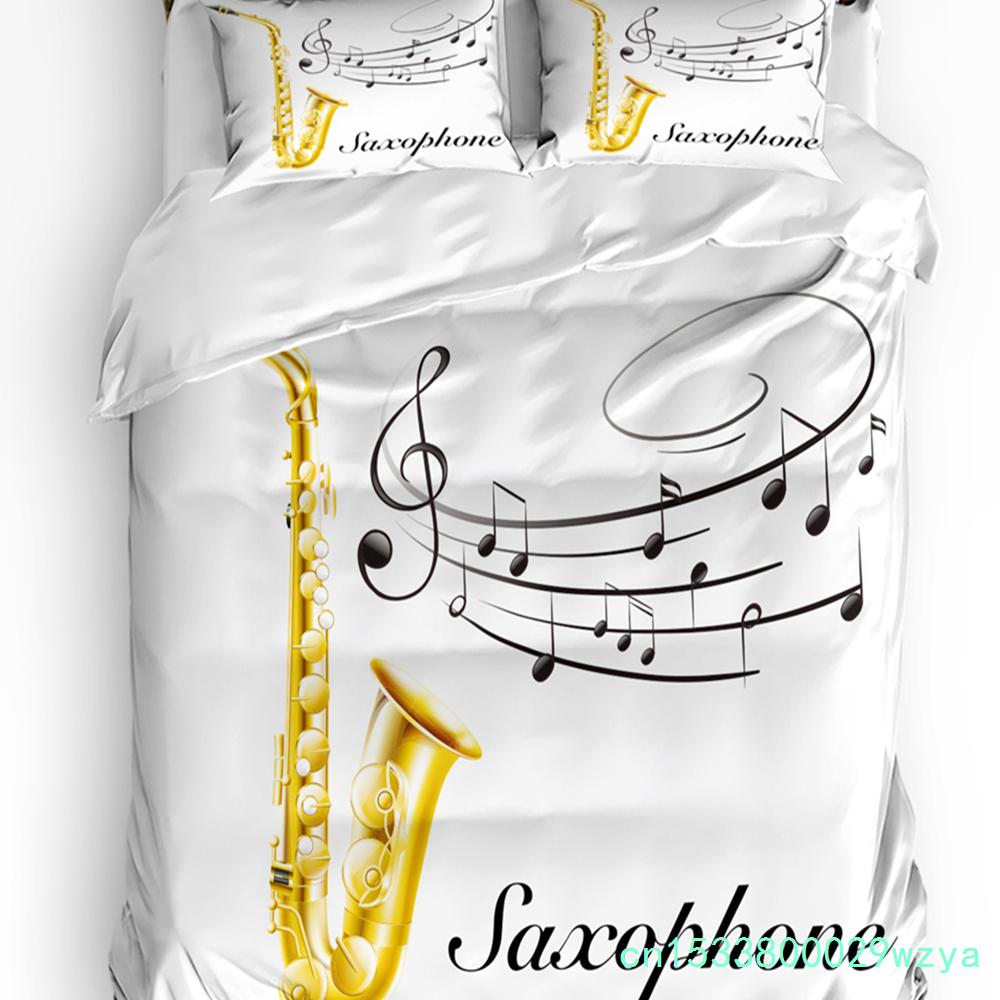 Home Textiles Notes - Set di Biancheria da Letto con