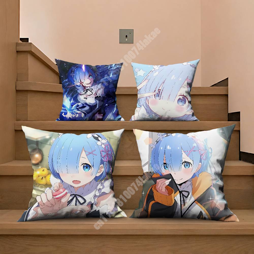 Home Textiles And Furnishing - Rem Re Zero Fodera per cuscino,