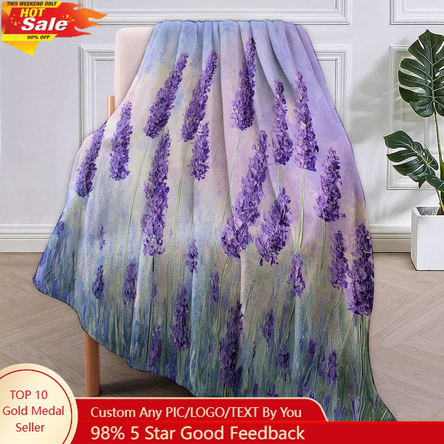 Home Textiles Throw - Coperta in flanella per camper, regali