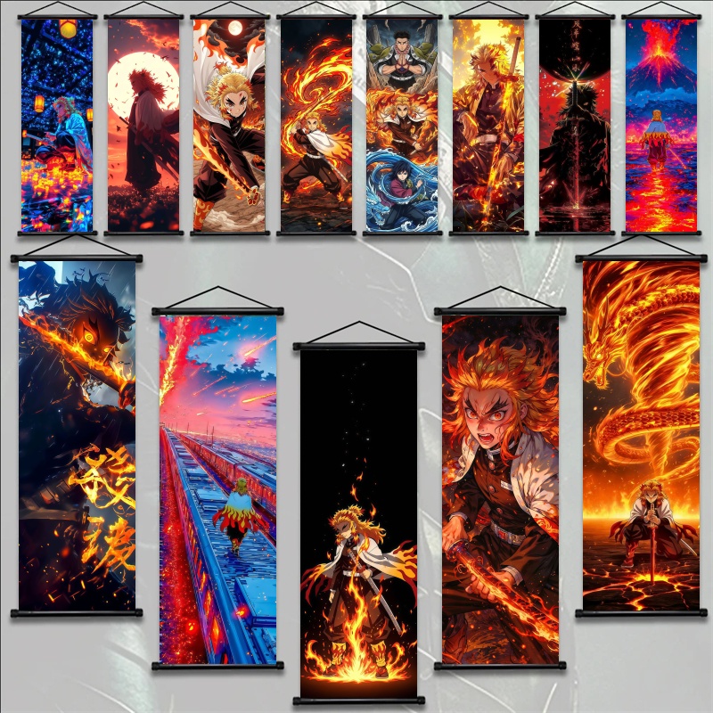 Home Textile - Demon Slayer Kyojuro Rengoku Stampa HD