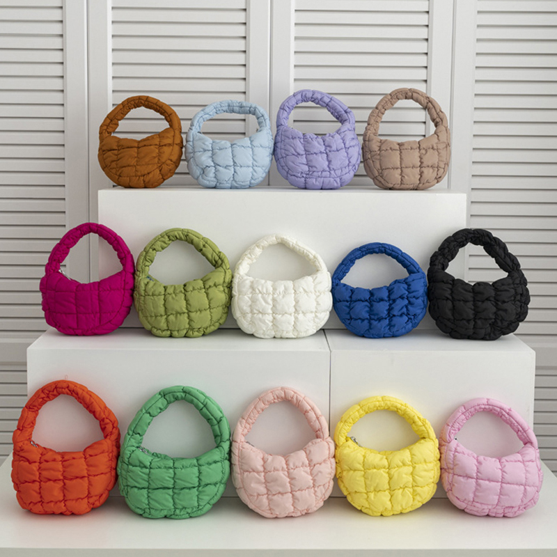 Home Textiles Store - Borsa Candy Fashion Mini Puffer Tote