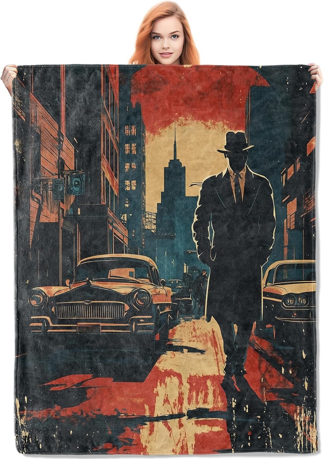 Home Textiles Throw - Noir Detective Coperta Regali per le