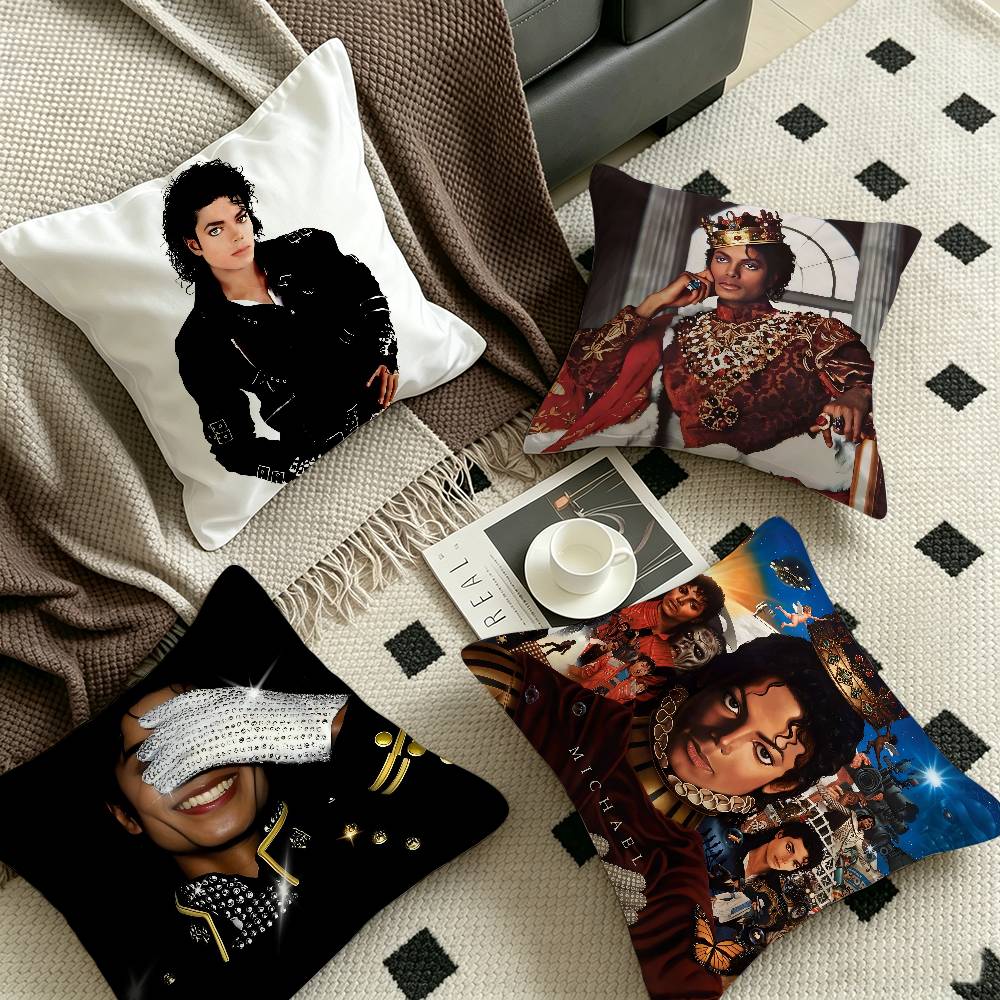 Home Textiles And Furnishing - MJ M-michael J-jackson Cuscino Decorativo per