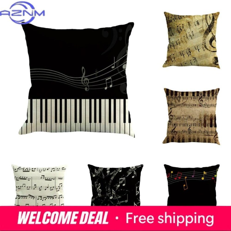 Home Textiles Notes - Fodere per cuscini stampate con note
