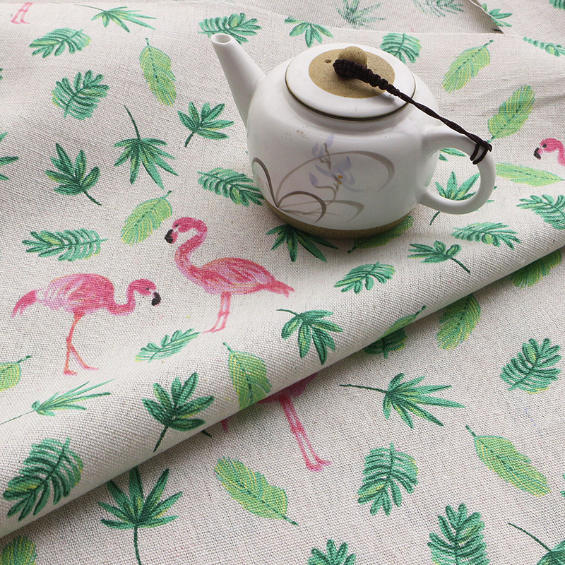 Tessuto di cotone e lino stamp - Hot Home Of Textiles recensione e prezzo
