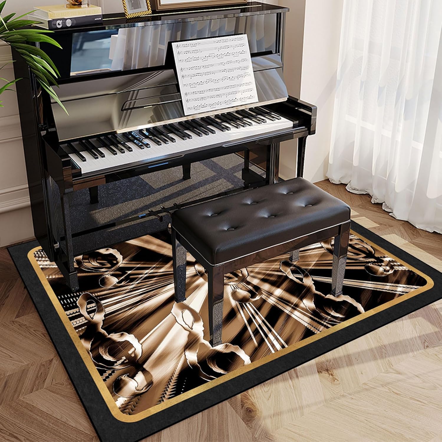 Tappeto con motivo chiave musi - Home Textiles Notes recensione e prezzo