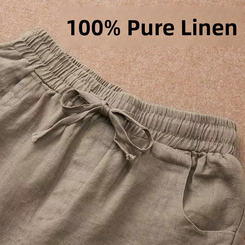 Pantaloni Casual in Puro Lino  - Home Textiles Store recensione e prezzo