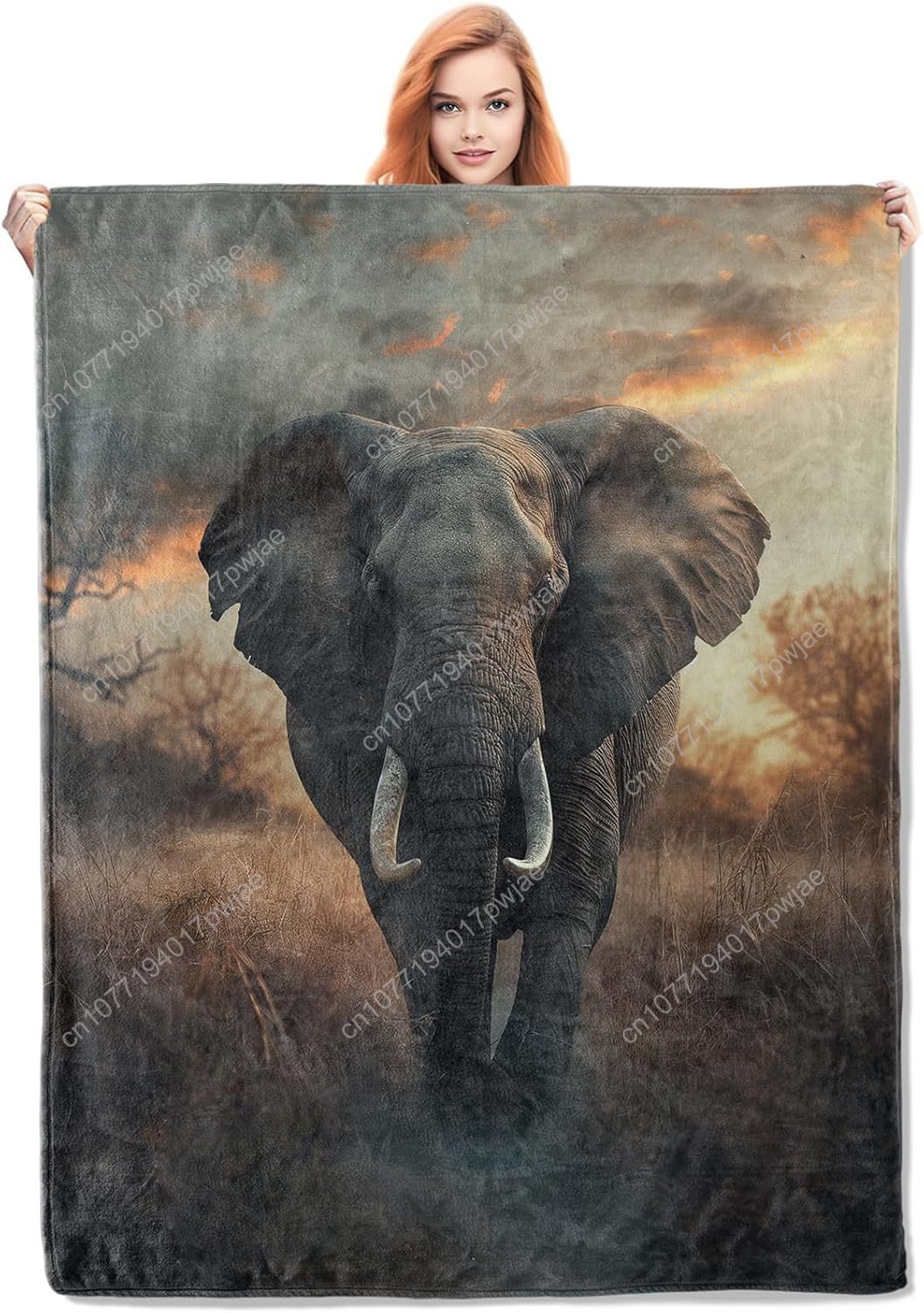 Coperta in pile con elefante,  - Home Textiles Throw recensione e prezzo