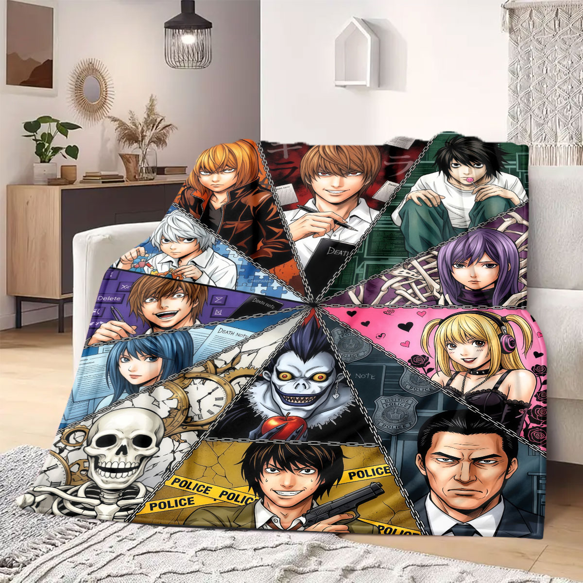 Coperta in flanella Death Note - Home Textiles Notes recensione e prezzo